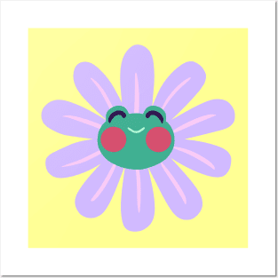 Flower Frog Posters and Art